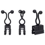 HellermannTyton 151-02588 Cable Tie black quick-Mount 1pc