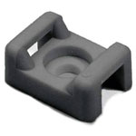 HellermannTyton 151-30300 CTM0 Cable Mount black curved Screw fixing