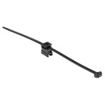 HellermannTyton 156-01153 EdgeClip Cable Tie with clip 200mm 100pcs black