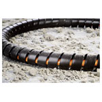 HellermannTyton 162-20150 SPF15-PP-BK Spiral Tube Black 1m