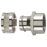 HellermannTyton 166-31300pcs16-FF-M20-NPB-ML Hose tail brass M20 straight