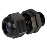 Jacob 50011M16PASW M16 Black Dome Cable Gland