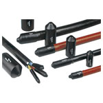 HellermannTyton 416-12046 Heatshrink end cap 1pc black durable