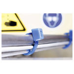 HellermannTyton 111-01125 Cable Tie blue ETFE 38.7cm 10.5cm max dia