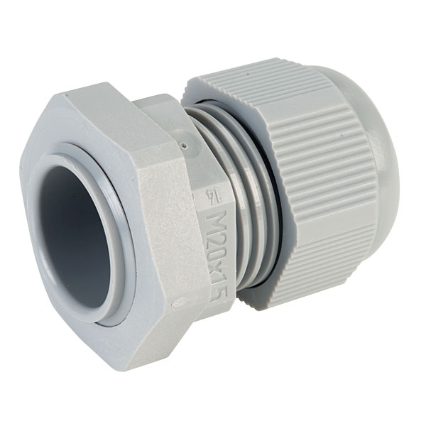 Jacob 50.620 PA/R Compact M20 Cable Gland Grey Rapid Online