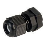 Jacob 50.612 PA/RSW Compact M12 Cable Gland Black