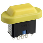 IDEC HE6B-M211Y Toggle Switch 125V AC 30V DC On/Off/On IP40.