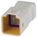 JST 08T-JWPF-VSLE-D JWPF Socket Housing 8-Pin IP67 Lockable Audible Click