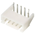 JST 800624 XH Pin Strip 5 Pins 2.50mm Spacing Pre-Tin Coated PCB Use
