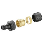 Kärcher 2.645-010.0 Home & Garden Brass Hose Tap Connector Ergonomic Design