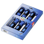 Kirschen 1118000 Ripping Chisel Set 6-Piece Light Short Flattened Handle