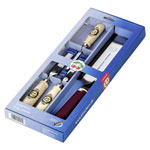 Kirschen 1195000 Ripping Chisel Set Beech Stock Japan Saw 4-Piece