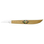Kirschen 3363000 Groove Cutter Wooden Handle Round Back Straight Blade