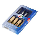 Kirschen 3424000 Groove Cutting Set 4-Piece Sizes: 8mm 8mm 6mm 1 piece