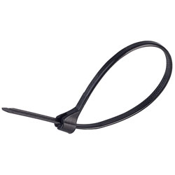 Thomas & Betts TYB23mx 92mm Black Cable Ties - pack of 1000 | Rapid Online