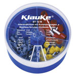 Klauke ST12B Ferrule Set 100 Parts Insulated in Grey Yellow Red Blue