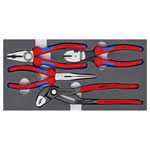 KNIPEX 00 20 01 V15 Set of Pliers in a Foam Tray 4 parts