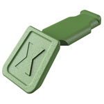 KNIPEX 00 61 10 CG ColorCode Clips Green (10 pieces) 21 mm