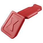 KNIPEX 00 61 10 CR ColorCode Clips Red (10 pieces) 21 mm