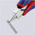 KNIPEX 77 52 115 Electronics Diagonal Cutter with Box Joint 115 mm