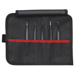 KNIPEX 92 00 01 ESD Universal Tweezers Set ESD 5 parts 90 mm
