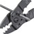 KNIPEX 97 21 215 C Crimping Pliers Black Lacquered 230 mm
