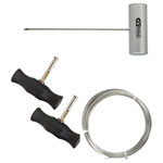 KS Tools 140.2250 Cutting Wire-Set With 4-Edge Cutting Wire, 4 Pcs