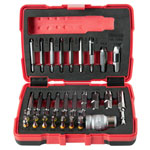 KS Tools 150.7060 1/4 + 10 mm Torx And Hexagonal Screw Extractor Set, 34 Pcs