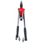KS Tools 150.9660 Long-Arm Hand Riveter Set For Thread Sleeves, 10 Pcs
