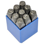 KS Tools 156.0467 Number Stamping Set, 9 Pcs