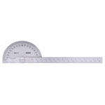 KS Tools 300.0700 Protractor With Rule, 220mm