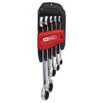 KS Tools 503.4255 Gearplus Combination Ratcheting Spanner Set, 5 Pcs 8-19mm
