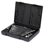 KS Tools 503.4266 Gearplus Combination Ratcheting Spanner Set, 16 Pcs