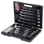 KS Tools 503.4960 Gearplus Ringstop Reversing Combi Ratcheting Spanner Set 30pc