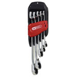 KS Tools 503.5905 Duo Gearplus Combi Spanner Set - Ratchet Mech. Reversible 5pc