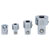 KS Tools 503.4286 Gearplus Adaptor Set, Metric, 4 Pcs