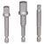 KS Tools 514.1105 Socket Adaptor Set, 3 Pcs, 1/4