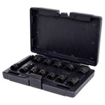 KS Tools 515.0112 1/2" Hexagon Impact Socket Set, 12 Pcs, Short