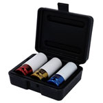 KS Tools 515.1005 1/2" Aluminium Wheel Impact Socket Set, 3 Pcs