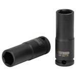 KS Tools 515.1617 Hexagon Impact Socket, Deep, 3/8, 17mm