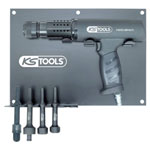 KS Tools 515.3880 Vibro-Power Pneumatic Chisel Hammer Set, 6 Pcs