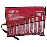 KS Tools 517.0222 Double Ring Spanner Set, Offset, 11 Pcs 6-32mm