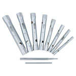 KS Tools 518.0900 Pipe Head Spanner Set, 10 Pcs, 6X7-20X22mm