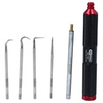 KS Tools 550.1080 Magnet And Hook Tool Set, 6 Pcs
