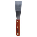 KS Tools 907.2263 Stainless Steel Scraper, 50mm, Wooden Handle