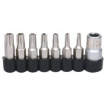 KS Tools 911.1480 5Star Bit Set, 8 Pcs,1/4"