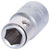 KS Tools 911.4327 1/4 Bit Adaptor Socket With Clamping Ring