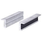 KS Tools 914.0081 Aluminium Bench Vice Protective Jaws - Textured Surface,120mm