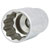 KS Tools 917.1274 1/2 12 Point Socket, Deep, 30mm
