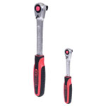 KS Tools 920.0002 Slimpower Reversible Ratchetn Set, 2 Pcs1/4+1/2